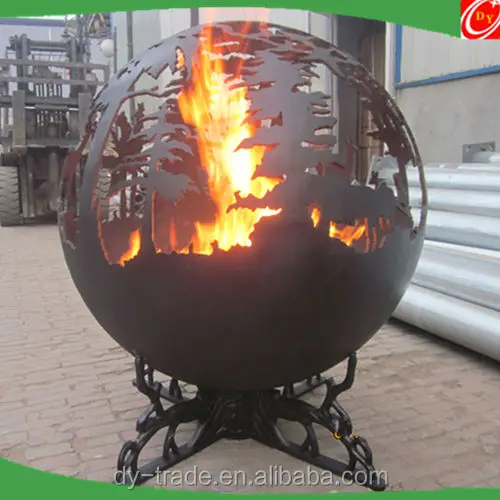 Custom Fire Pit Burning Sphere/Fire Bowl
