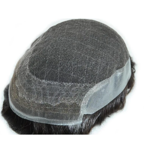 

JF real hair toupee korea toupee men toupee human hair, Natural back #1b