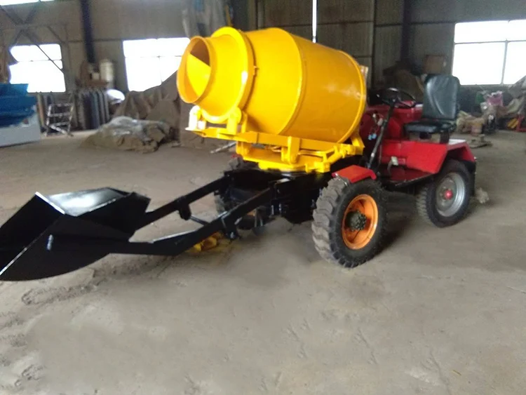 0.8cbm mini self-loading concrete mixer