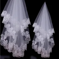 

Luxury White Wedding Veils Decoration Bridal Wedding Queen Dress Accessories Veil