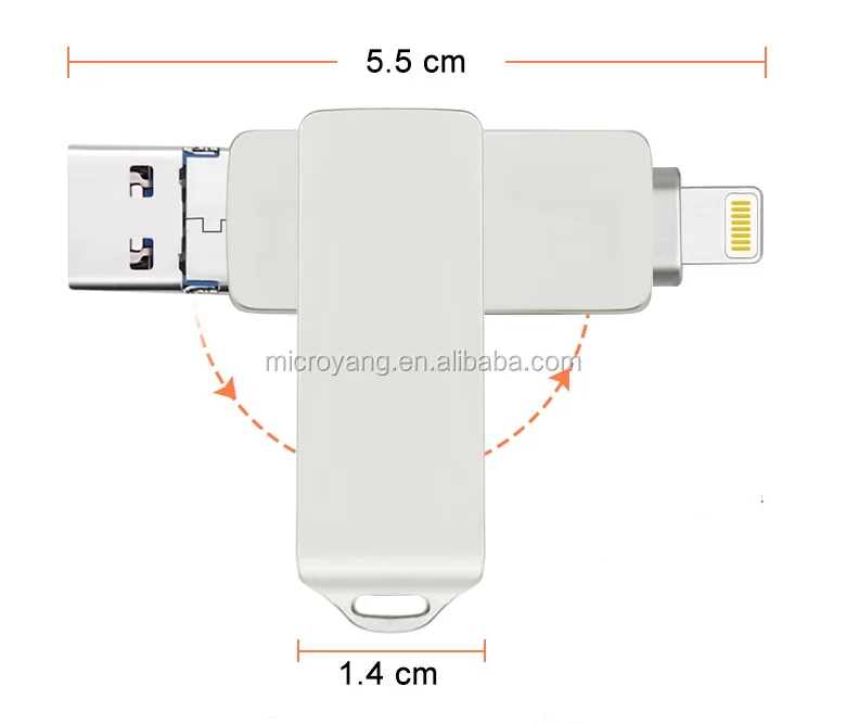 2020 new products OTG USB Flash Drive 2 IN 1 USB Memory disk OTG for Android PC Pendrive 16GB 32GB 64GB - ANKUX.COM