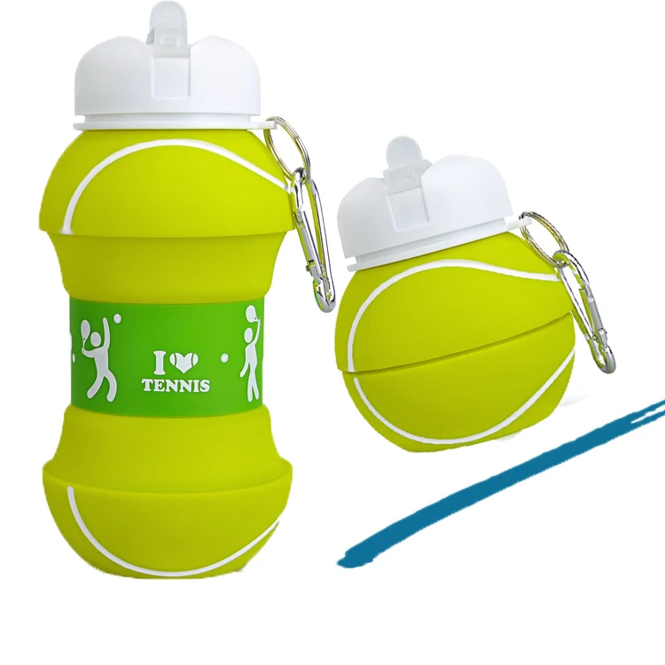 

Kids Silicone Sports Water Bottle Collapsible Drink Bottle With Sleeve, Any color is accepted