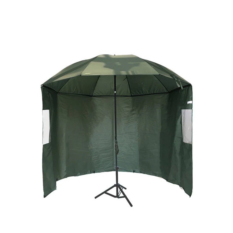 

patio outdoor parasol large customize factory beach carp fishing umbrella tent with shelter, Customized color