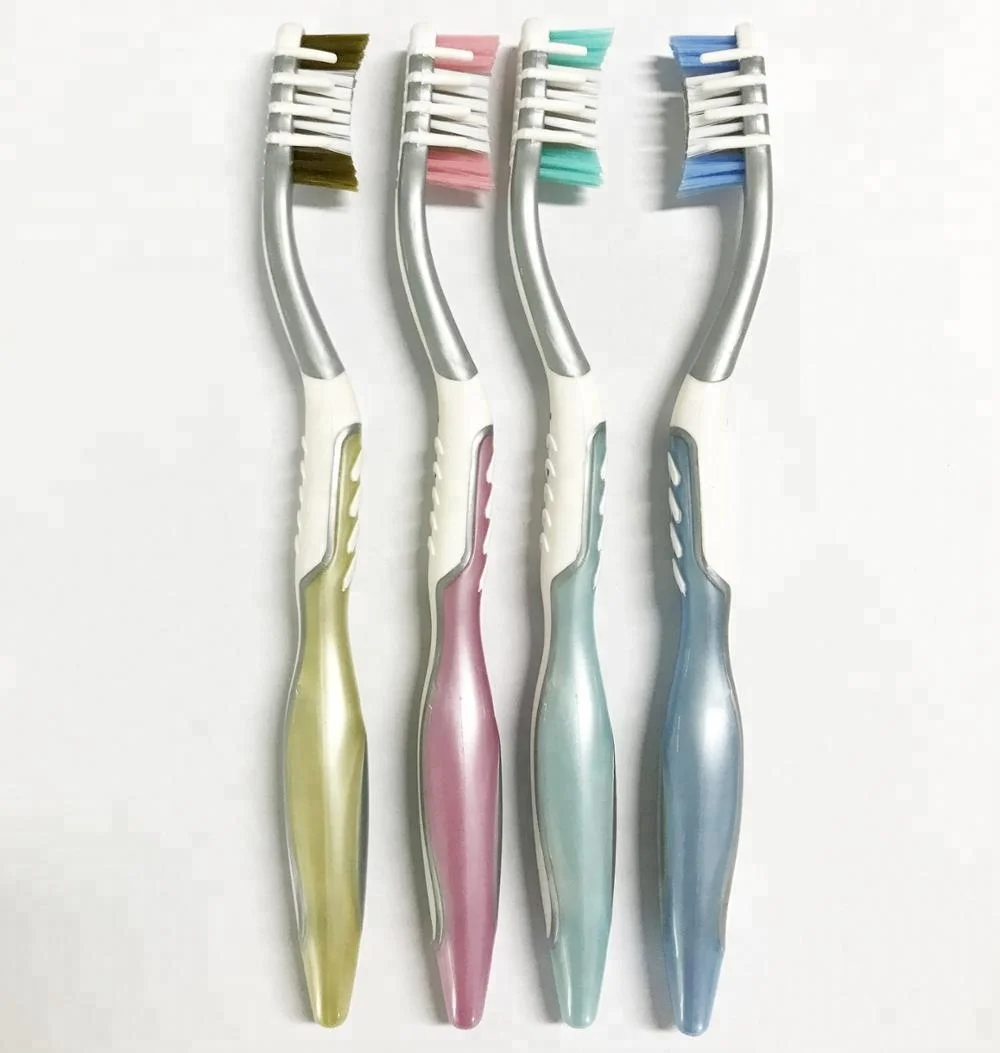 
Manufacturer Private label OEM big handle gum massager tongue cleaner Plastic nylon Charcoal soft medium hard adult Toothbrush 