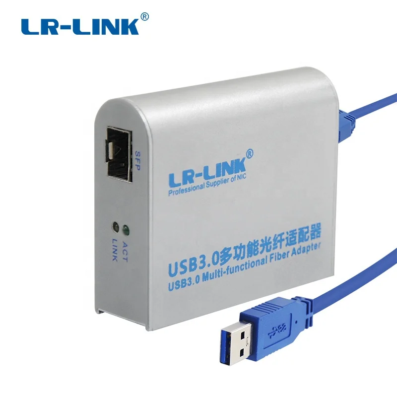 

LR-LINK USB3.0 Gigabit SFP Port Fiber NIC Based On Realtek RTL8153-CG Chipset