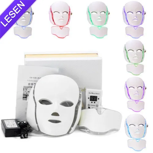 

Pdt 7 Color Lights Led Facial Mask Photon Therapy Mask For Face And Neck Treatment