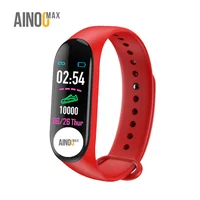 

AinooMax L210 wrist band watch fitness tracker ce rohs m3 woman m6 heart rate monitor ip68 bracelet smart phone with sdk