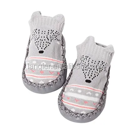 Cartoon Cute Thick Winter Warm Baby Toddler Anti Slip Floor Socks