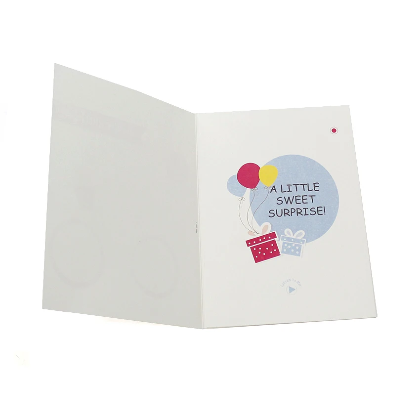 

Wholesale musical greeting card for birthday gifts, Cmyk