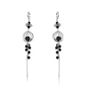 29396 Xuping cage black bead earrings,earrings wholesale lot,famous brand earrings