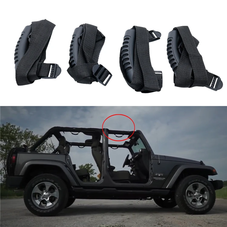 Roll Bar Grab Handles For Jeep Wrangler Accessories Yj Tj Jk 4x4wd Roll