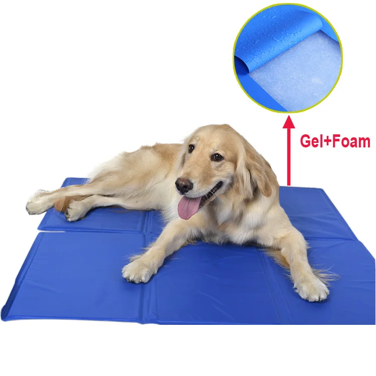 Pet Cooling Mat Dog Cat Cool Bed Non Toxic 60cm x 40cm Indoor Outdoor Cool Gel