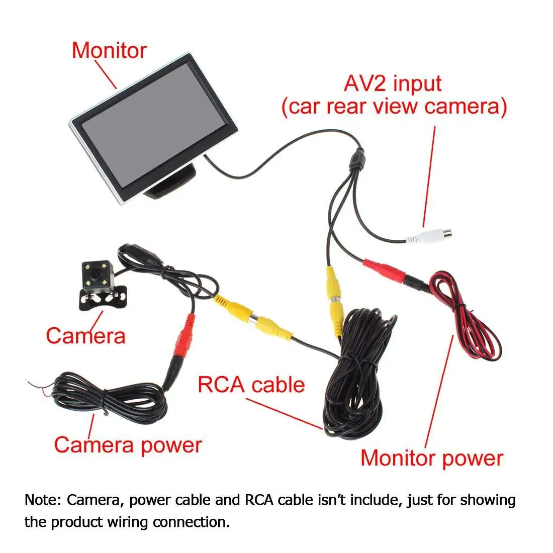 Tft color monitor схема подключения