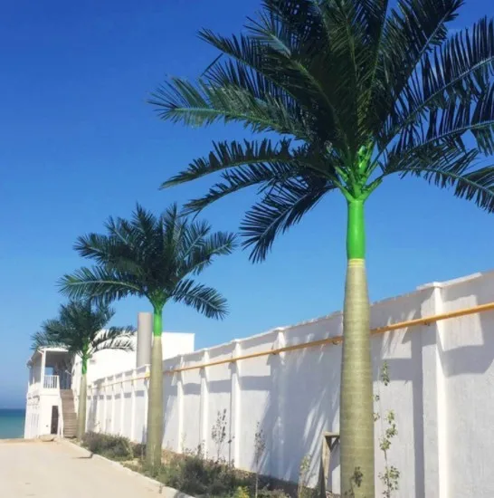 Artificial Coconut Palm Tree Fiberglass Tree Mall Beach Outdoor Trees
