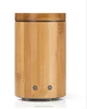 160ml household new bamboo diffuser essential oil set air humidifier air purifier with 7 color LED light