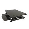 2018 new design fold up computer adjustable sit to stand up standing table