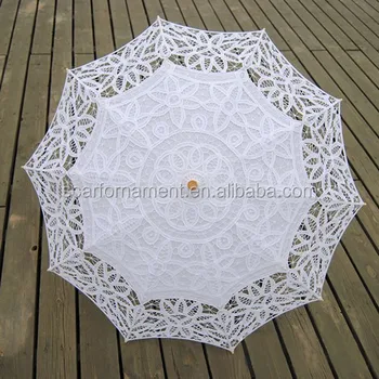 Latest White Ivory Decorative Bella Lace Umbrella For Wedding Baby Latest White Ivory Decorative Bella Lace Umbrella For Wedding Baby