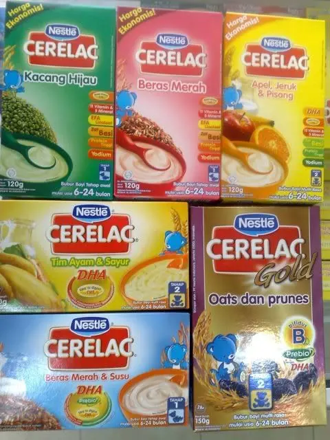 Nestle Cerelac Bubur Bayi Instan Terbaik Untuk UsiA 6 ...