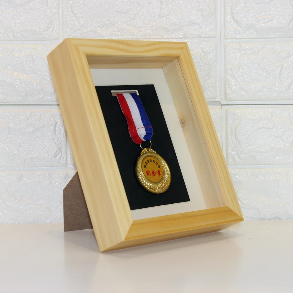 5*7 Inch Medal Frame Single Medal Awards Display Case Box Frame Shadow ...