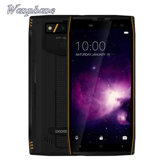 

Drop shipping Waterproof Doogee S50 5.7inch Android 7.1 mobile phone RAM 6GB ROM 128GB Helio P23 four camera