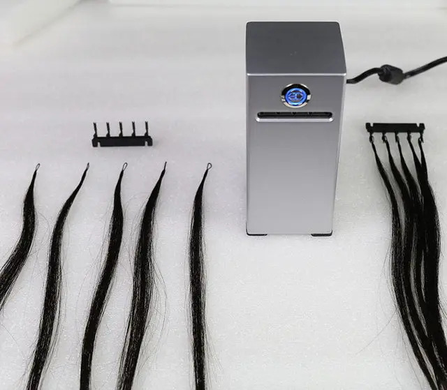 Good Sell 6d Hair Extensions Use Hair Wig Making Machine 20minutes To ...