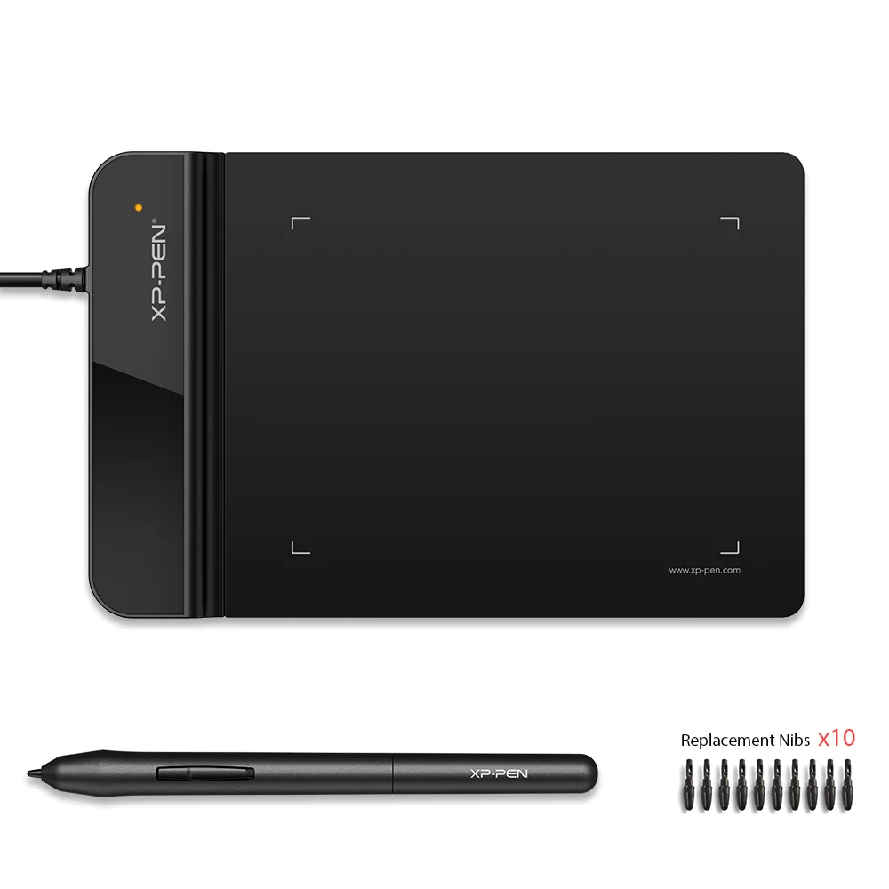 

XP-Pen G430S 4 x 3 inch Ultrathin Graphic Drawing Tablet for Game OSU, Black/white