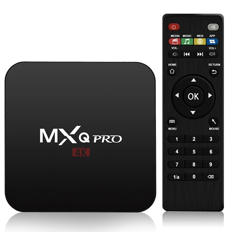 Wholesale  MXQ PRO 4K Android TV Box 1GB 8GB Android7.1 Full HD Player