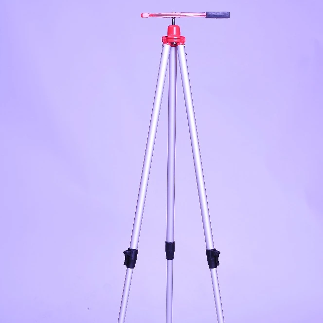 professional survey prism pole tripod with clip