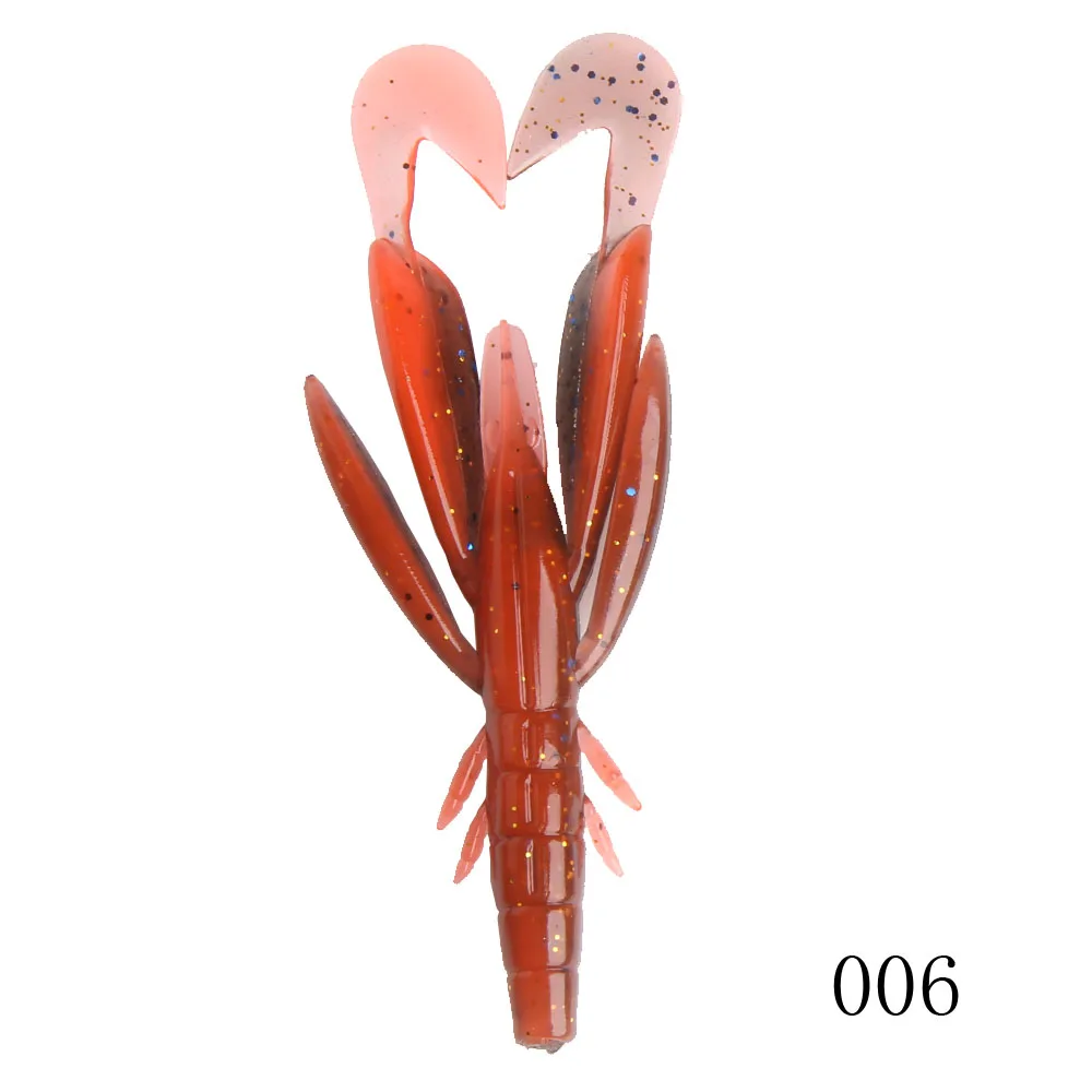 

OEM Soft Fishing Lure realistic artificial TPR plastic Lure, Vavious colors