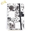 2019 wholesale printed colorful a5 diary notebook with custom logo flower hardcover leather notebook