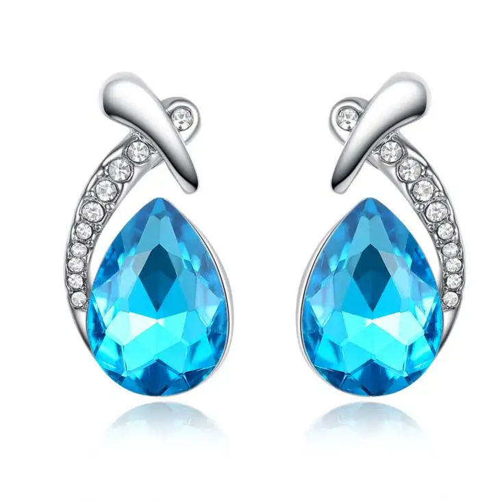 

2017 new angel tears Crystal stud earrings FREE SHIPPING, N/a