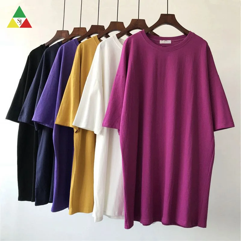 
Custom Plain Cheap Fashional White OEM Women T Shirt 