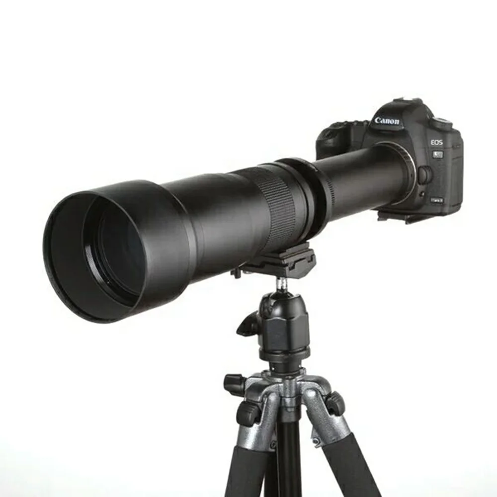 

China factory 650-1300mm telephoto zoom F8-16 camera lens for Dslr Canon or Nikon camera