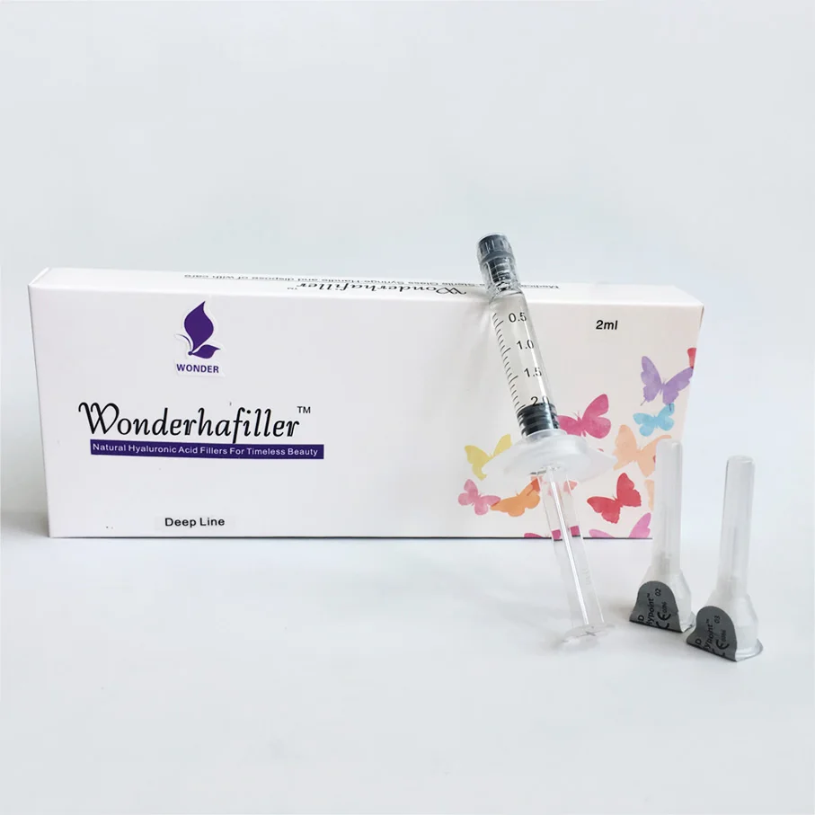 

2ml injectable hyaluronic acid dermal filler with BD syringe