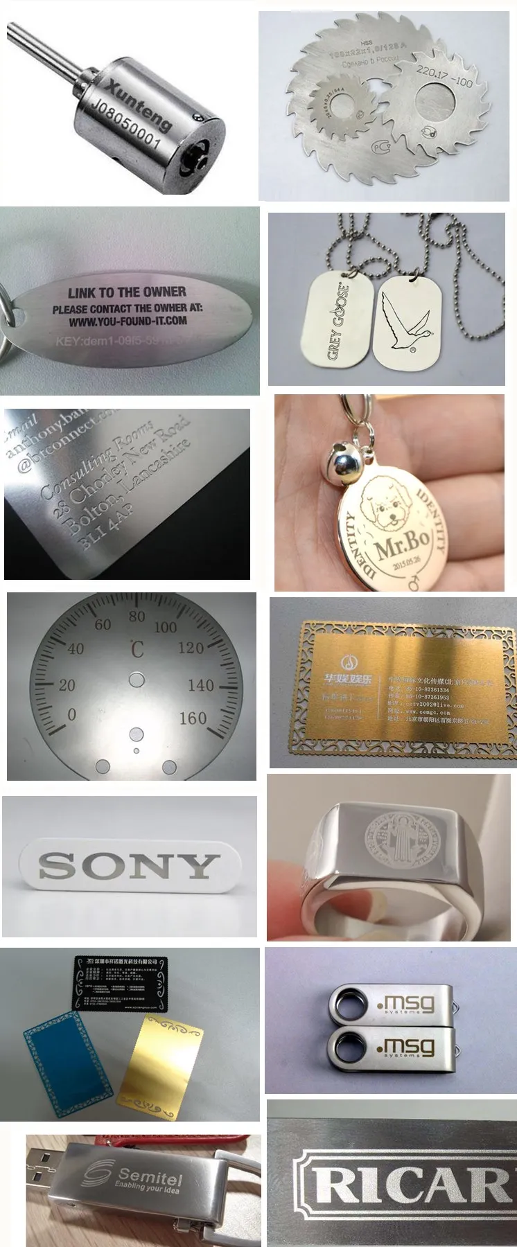 Mini fiber laser marking machine