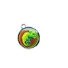 New Tech UV Digital Printing Chameleon Pattern Mood Charms For Costume Jewelry
