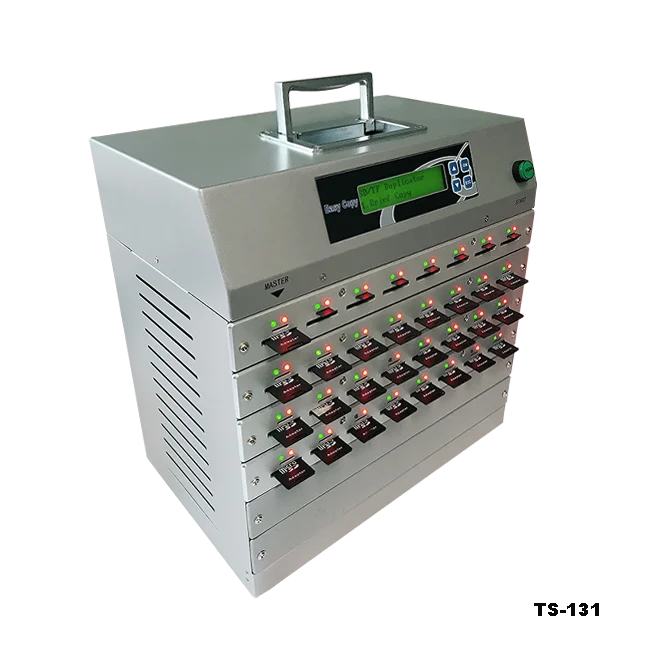 
SD/TF card duplicator, MicroSD copy machine 1 to 31 targets 