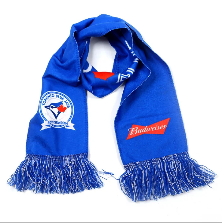 Wholesale Custom Design Soccer Fan Scarf Custom Made Football Scarves