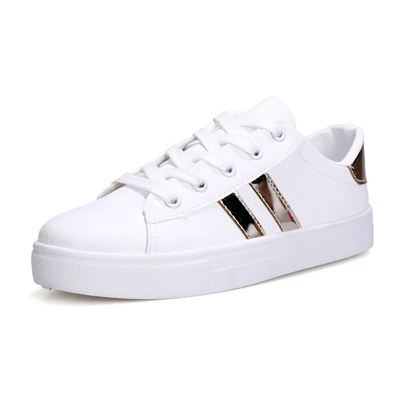

Wholesale fashion comfortable breathable wear-resisting shallow mouth casual small white shoes, As the picture show