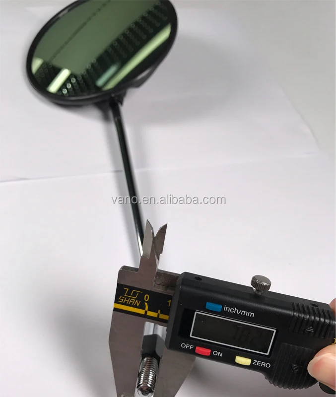 Chromed black MZ ETZ motorcycle rearview mirrors