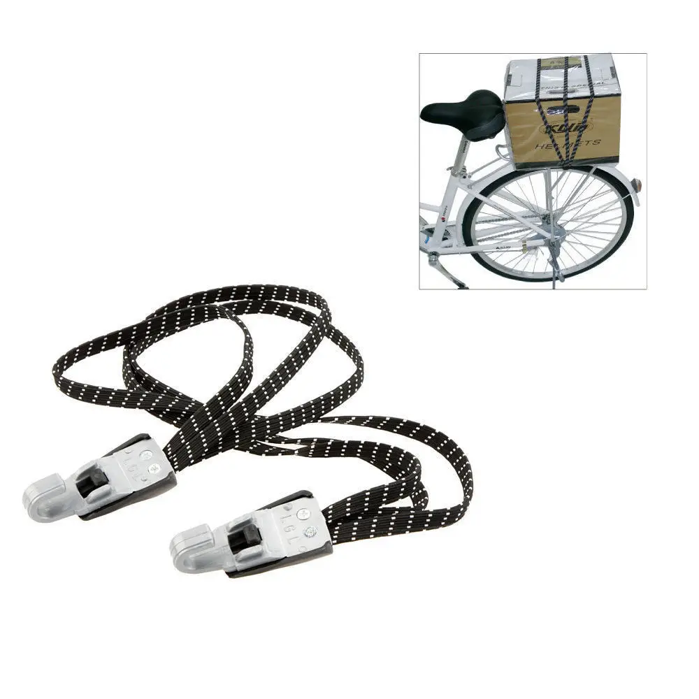 Rubber 68cm Bicycle Cycling Bike Mountain Luggage Rope Elastic Straps Cord Hooks