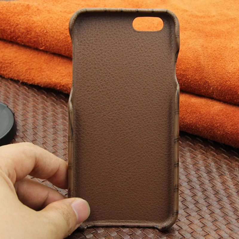 Crocodile pattern PU Leather cover For Iphone 8 /8 plus Cell phone case