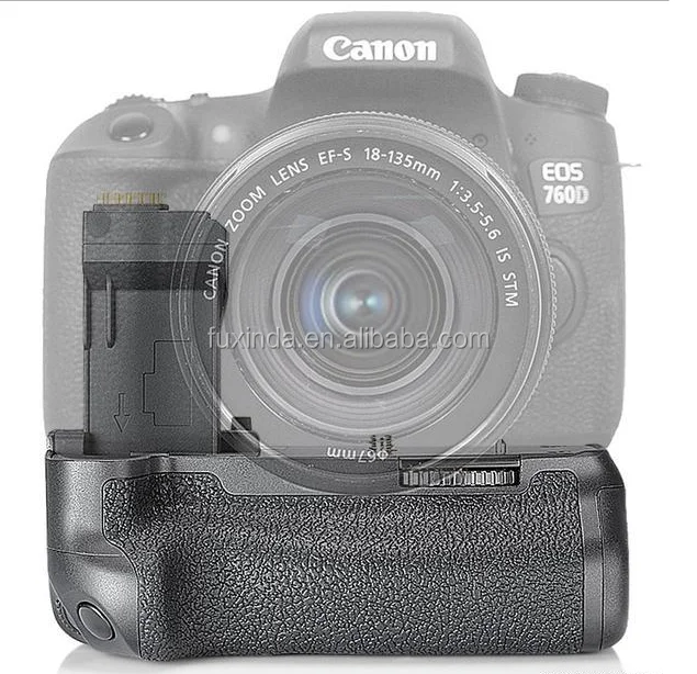 BG-E18 Battery Grip + Wireless Remote Control for C anon EOS 760D/Kiss 8000D/Rebel T6s, 750D/Kiss X8i/Rebel T6i