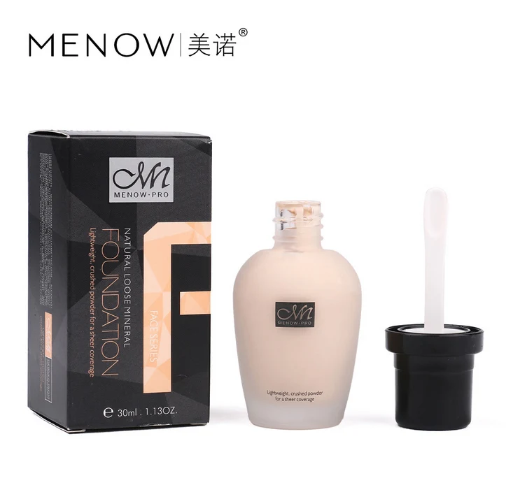 

Menow F16001 Glass Bottle Waterproof Liquid Foundation, N/a