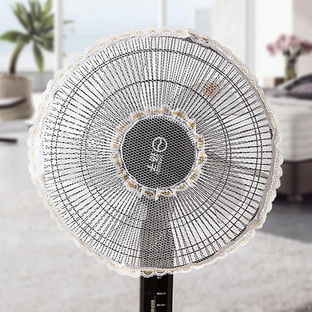 55*23CM Washable Safety Net Fan Dust Cover for Baby Finger Protector