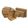 custom logo printed black recycled Kraft corrugated mailing white shipping duplex paper packaging carton box