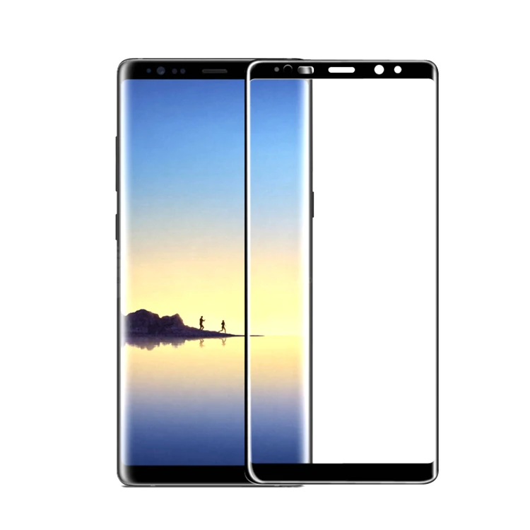 note 8 screen protector,3D Mobile Phone Tempered Glass for Samsung note 8 Curved Tempered Glass Screen Protector