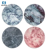 

Wholesale Blanks Sublimation Marble Stone Design Absorbent Soft Custom Neoprene Rubber Car Coaster for Drinks