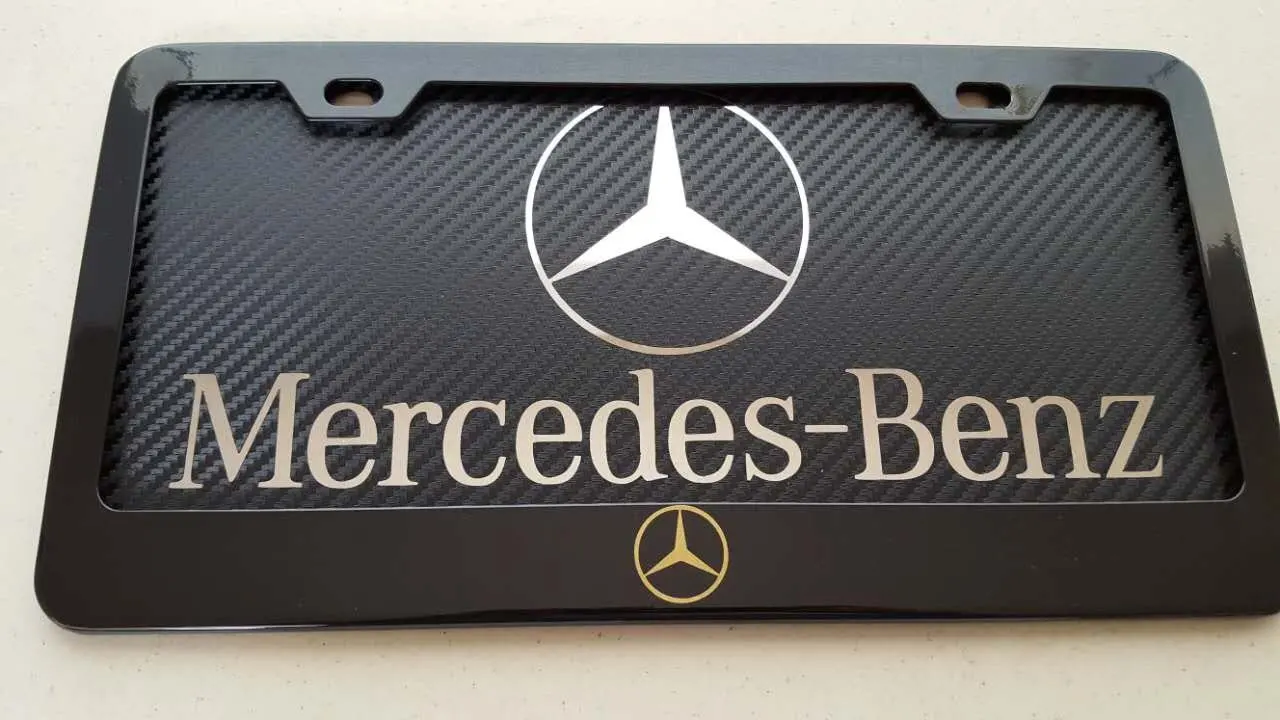 mercedes license plate frames