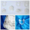 Grippers Bed Duvet Donuts Holders (Set of 4), Keeps Corners of Duvets Comforters Blankets in Place, Prevent Bunching an